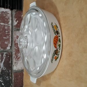 Vintage Corningware Merry Mushrooms Casserole Dish